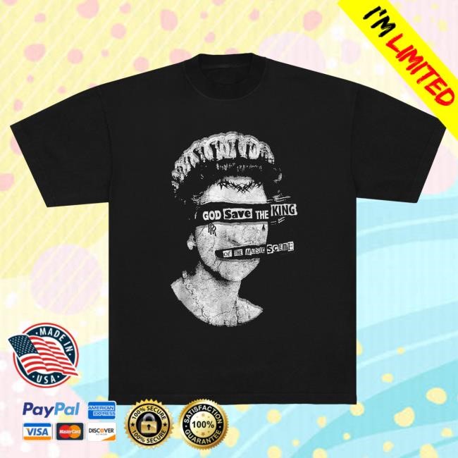 Official Falling In Reverse God Save the King New Shirt