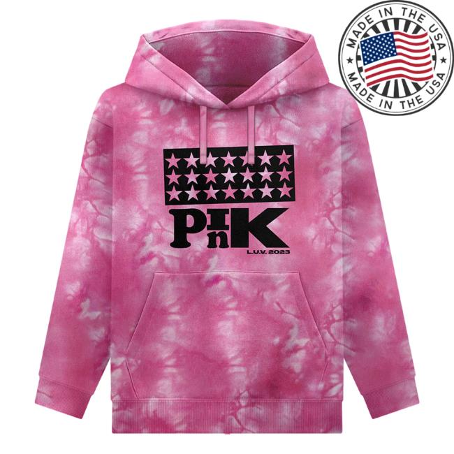Lil Uzi Vert Merch Pink Luv Tie Dye Hoodies