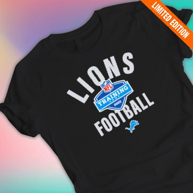 Blue Detroit Lions Training Camp Athletic Sweaters