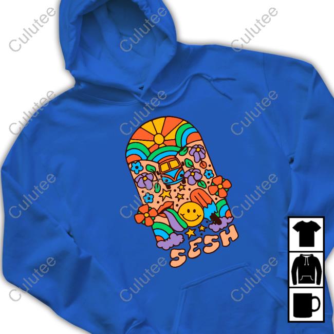 Official The Sesh Flower Power Hoodie