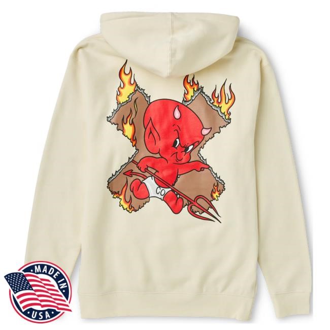 Official Sam And Colby Merch Store Shopxplr Sam And Colby Baby Devil V.2 Pull Over Hoodie Xplr SamAndColby