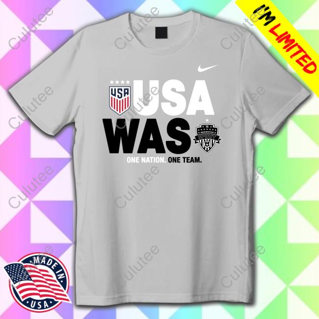 Ussoccer Merch Washington Spirit Uswnt Usa Was One Nation One Team T Shirts