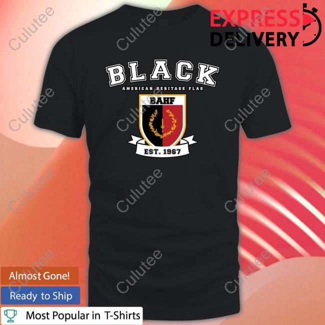 Varsity Black American Heritage Flag Hoodie