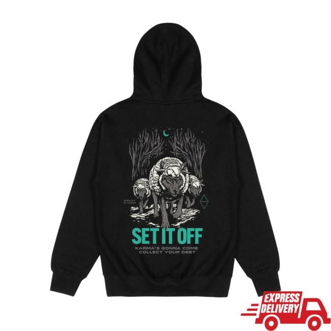 Set It Off Merch Duality 10 Year Anniversary Wolves Sweatshirt Hoodie – Set It Off