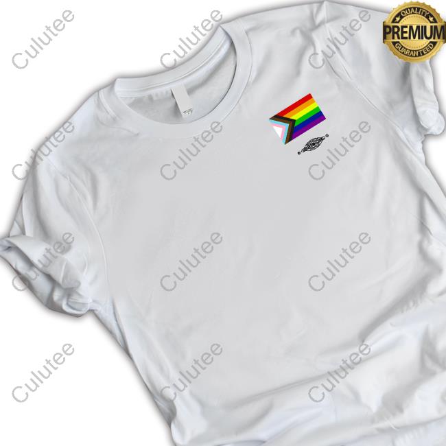 Biden Harris Pride Flag Embroidered Tee