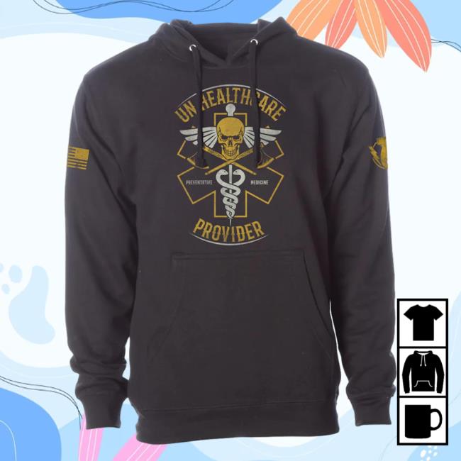 Official The Fat Electrician Merch Bunker Branding The Fat Electrician Un-Healthcare Provider Hoody BunkerBranding