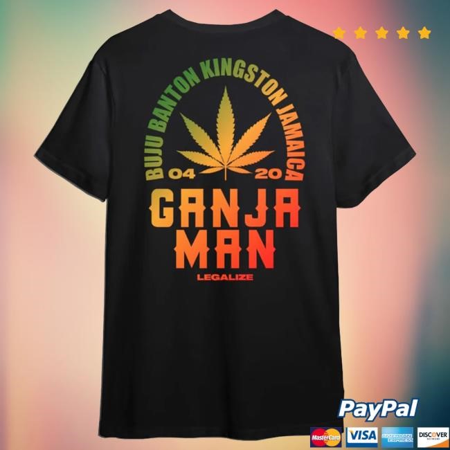 Official Buju Banton Clothing Shop Buju Banton Ganja Man 420 Attractive Shirt BujuBanton