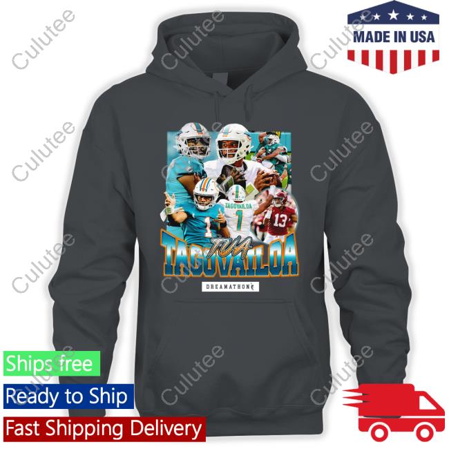 River Cracraft And Jaylen Waddle Tua Tagovailoa Tee Shirt Dreamathon Merch Miami Dolphins