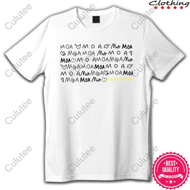 2022 Txt Fanlive Moa X Together Tee Shirt Txt Universe Merch