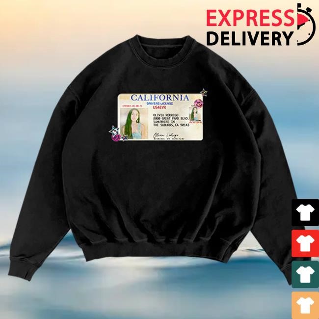 Drivers License 5 Year Anniversary New Shirt Olivia Rodrigo | Olivia Rodrigo Official | Pop Artist Fan Gear