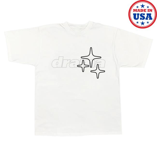Drama Call Grey Linestar Shirt (White)