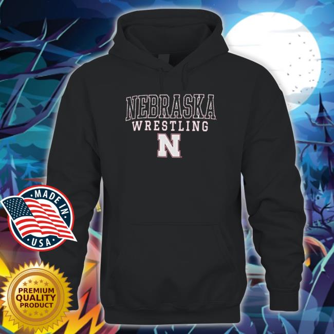 Nebraska Huskers Champion Wrestling Stack Logo Shirts