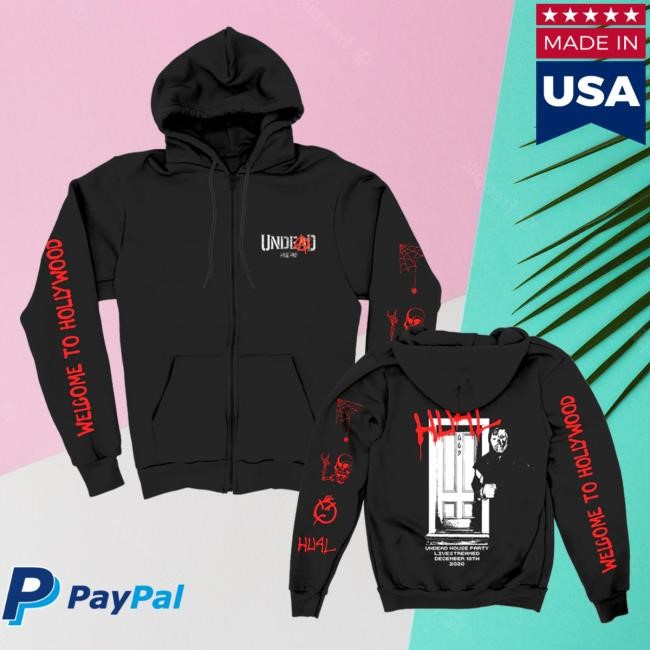 Official Hollywood Undead Merch Store Deadbite The Doorman Crew (Black) HollywoodUndead
