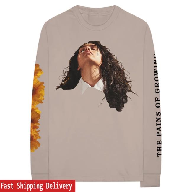 Official Alessia Cara Merch Alessia Cara 'The Pains Of Growing' Long Sleeve Shirt New Alessia Cara Apparel AlessiaCara