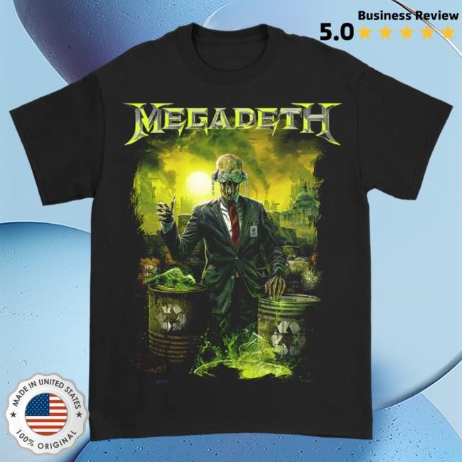 Megadeth Toxic Vic Tour T Shirt Megadeth Merch