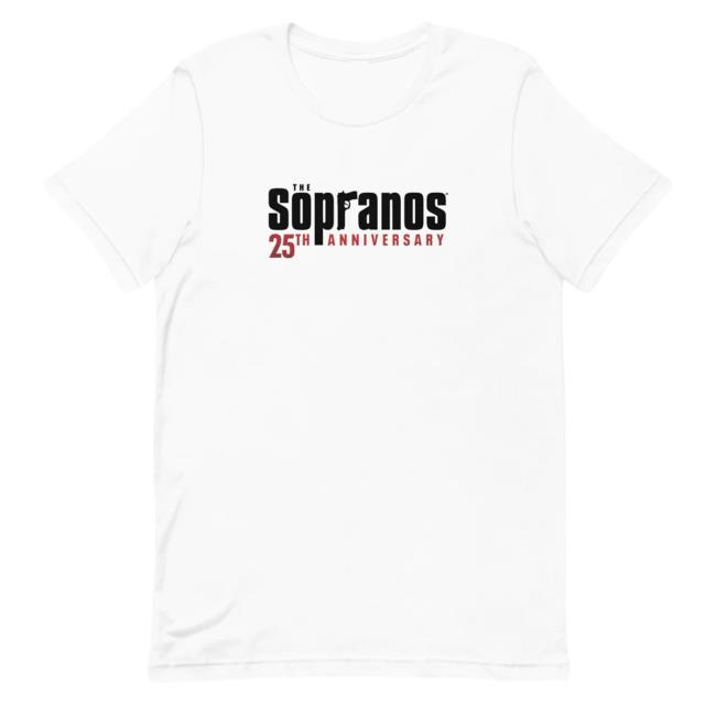 Official Sopranos Merch The Sopranos 25Th Anniversary T Shirts Hbo