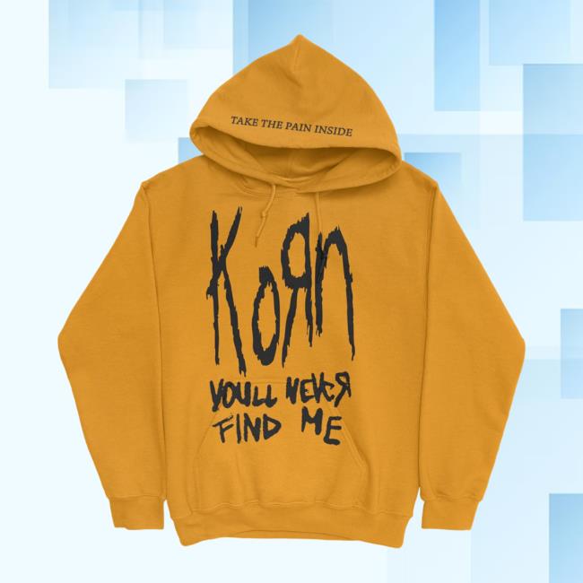Official Korn Clothing Store Shop Crazy You'll Never Find Me Sweatshirts Kornwebstore Merch
