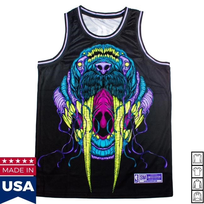 Official Any Means Necessary Clothing Walrus Jersey Shirts Andromeda