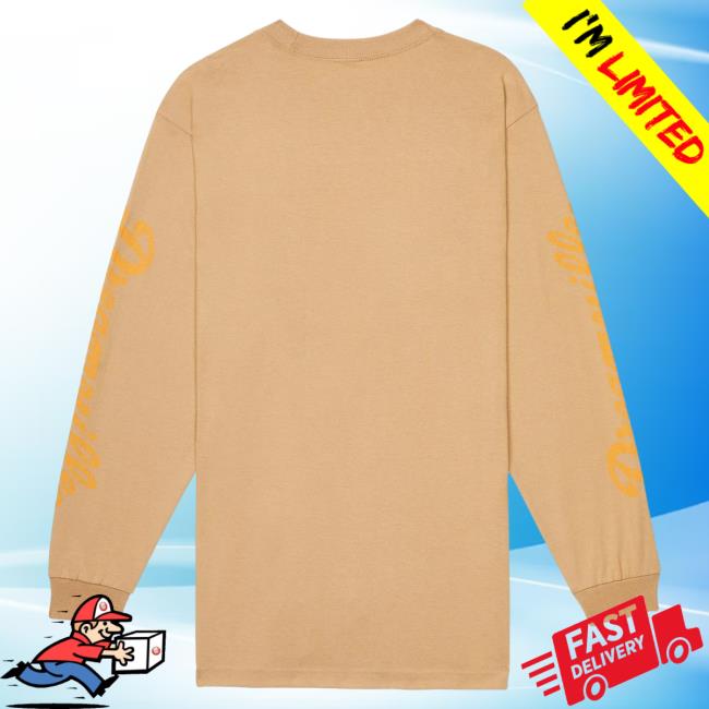 Official Dreamville Merch Classic Logo L/S T Shirt Khaki Dreamville Records Official Dreamville Merch Classic Logo Hoody Khaki Dreamville Records