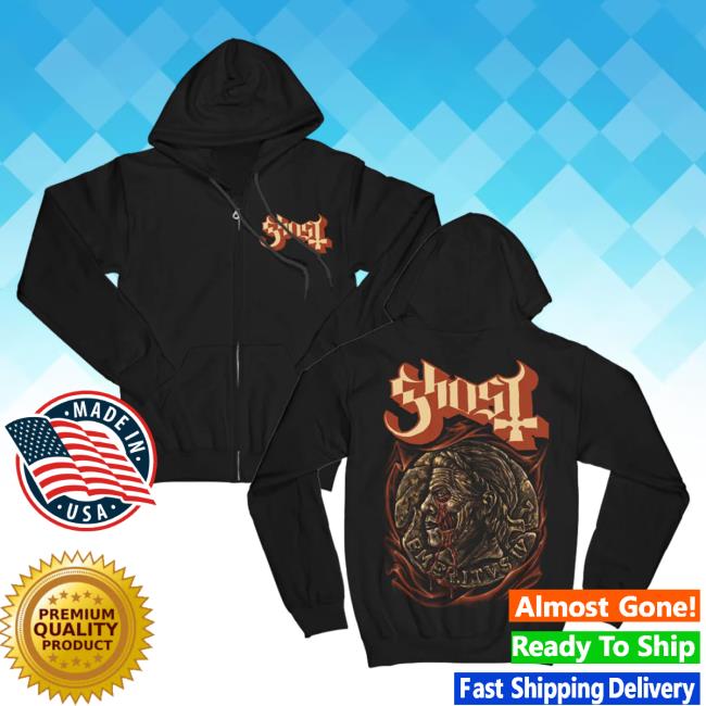 Official Ghost Band Rock Backstreet Merch Store Shop Thematic Zip Up Attractive Hoodie Backstreetmerch