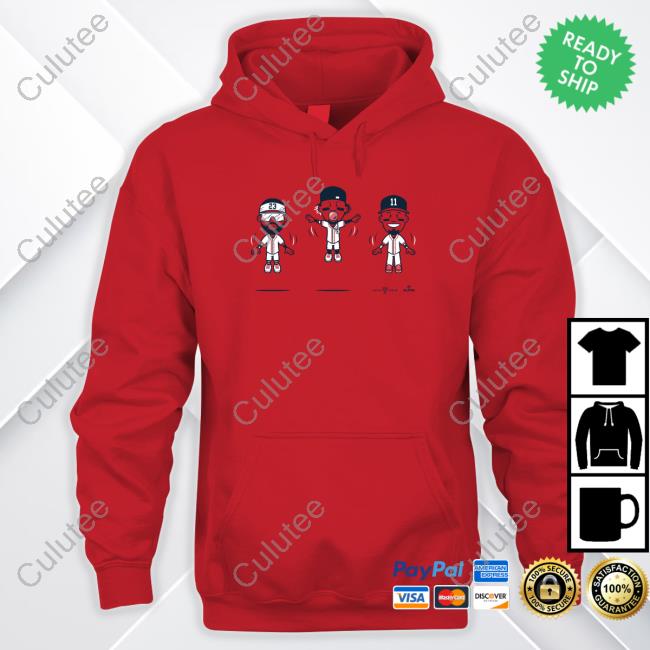 Official RotoWear Keep Flying Michael Harris II Ronald Acuña Jr Orlando Arcia Sweatshirt