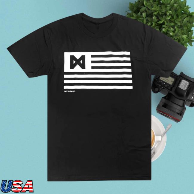 Hello Merch The Armed Flag Black Tee Shirt