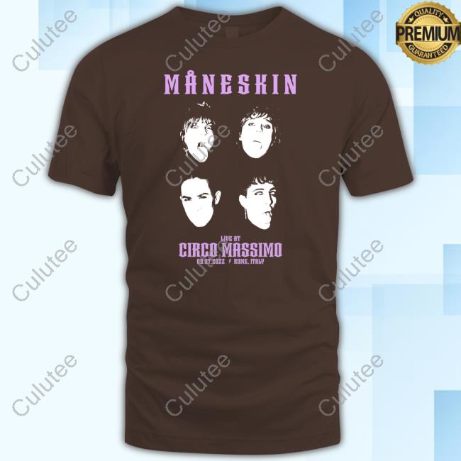 Maneskin Merch Maneskin Faces Tour Circo Massimo 2022 Hoodie