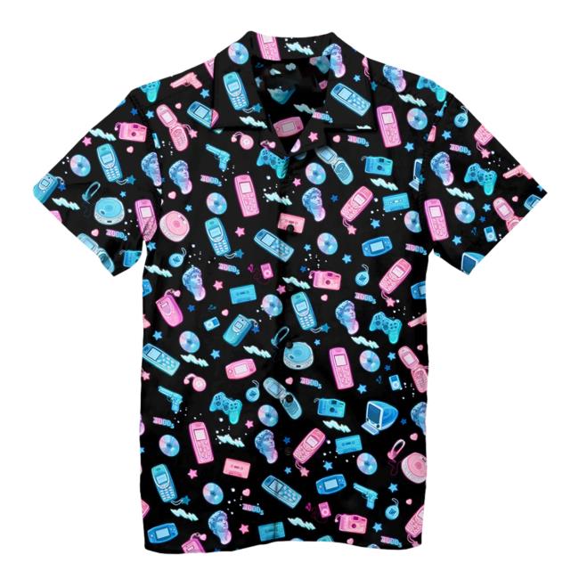 Official Vapor95 Clothing Store Millennium Tech Hawaiian T-Shirts