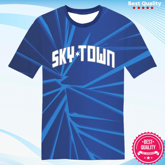 Official Chicago Sky Merch Store Skytown Performance T-Shirt Chicago Sky Apparel Shop ChicagoSky