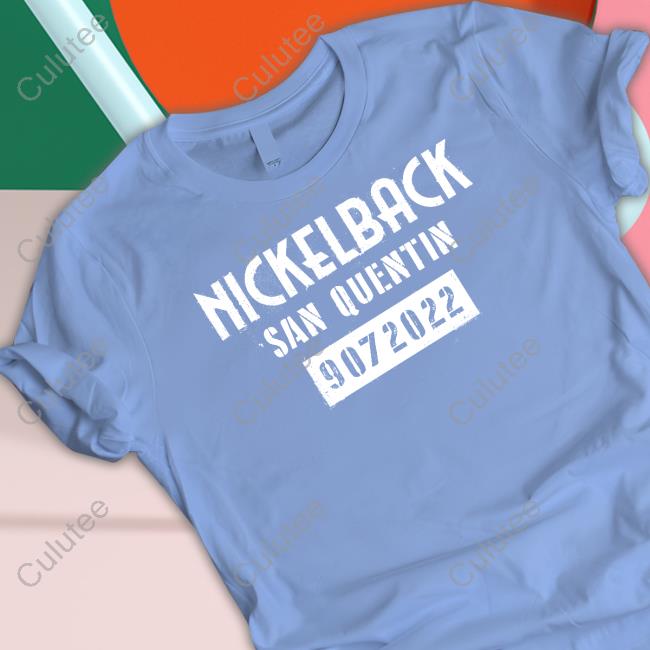 Nickelback Merch San Quentin Single Black Crewneck Sweatshirt Nickelback San Quentin Single Black Crewneck Sweatshirt