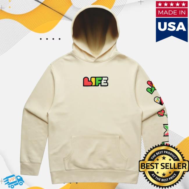 Official Life Series Merch Store Life Series Life Logo Attractive Hoodie Butter (Off-White) LifeSeries Shop