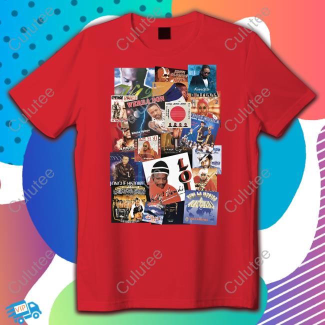 Rumba Culture Merch Davinhor Pacman All Covers T Shirt L'âge D'or Les Meilleurs Albums De La Musique Rumba Congolaise