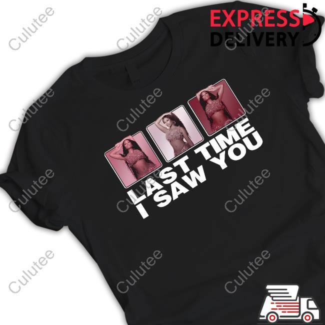 Nicki Minaj Merch Ltisy Tile Tee Last Time I Saw You Shirt