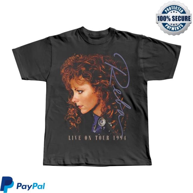 Bolo Tie Photo Tee Shirt Reba McEntire Not That Fancy Store