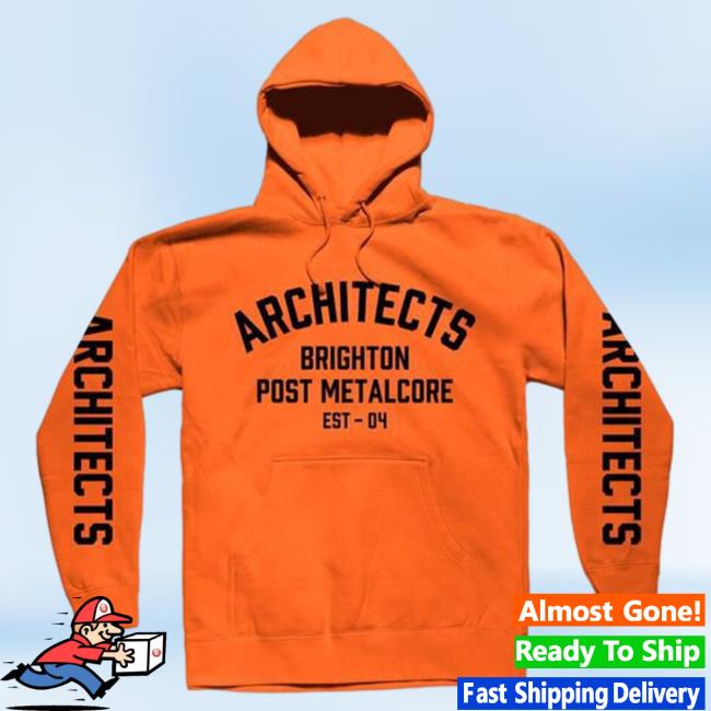 Official Kings Road Merch Store Architects Merch Store Shop Architects Brighton Sweatshirt (Orange) KingsRoadMerch
