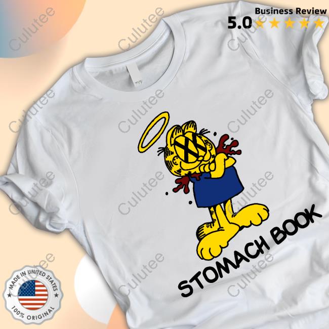 Garfield Stomach Book TShirt