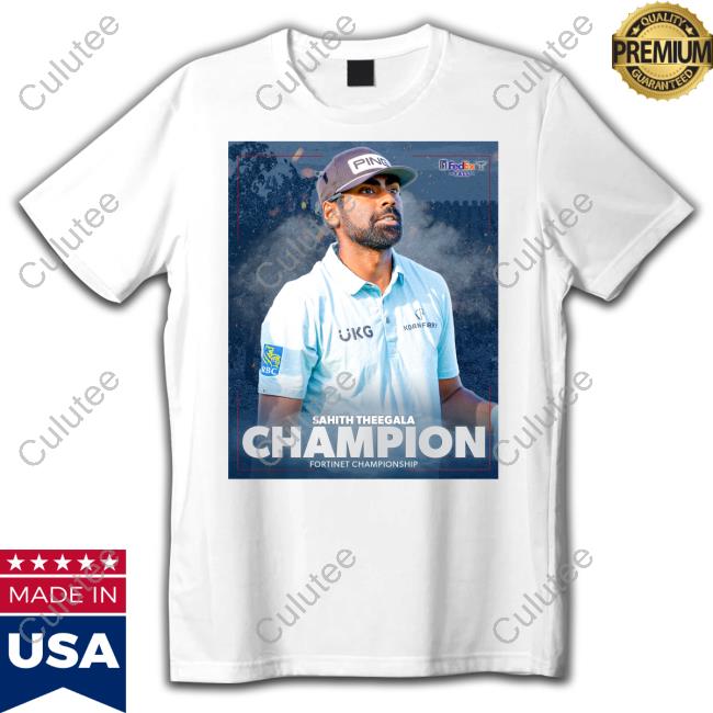 Sahith Theegala Champion Fortinet Championship New Tee
