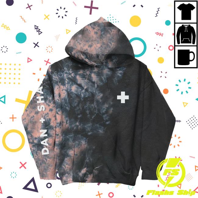 Dan And Shay Tie Dye Logo Hoodies