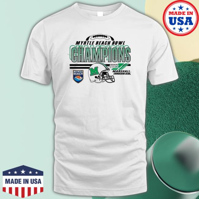 Official Marshall University Football 2022 Myrtle Beach Bowl Champions Sweatshirt