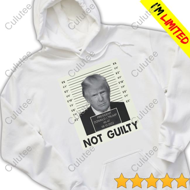 47Hat Shop Donald Trump President Trump Not Guilty Shirt The Trump Train