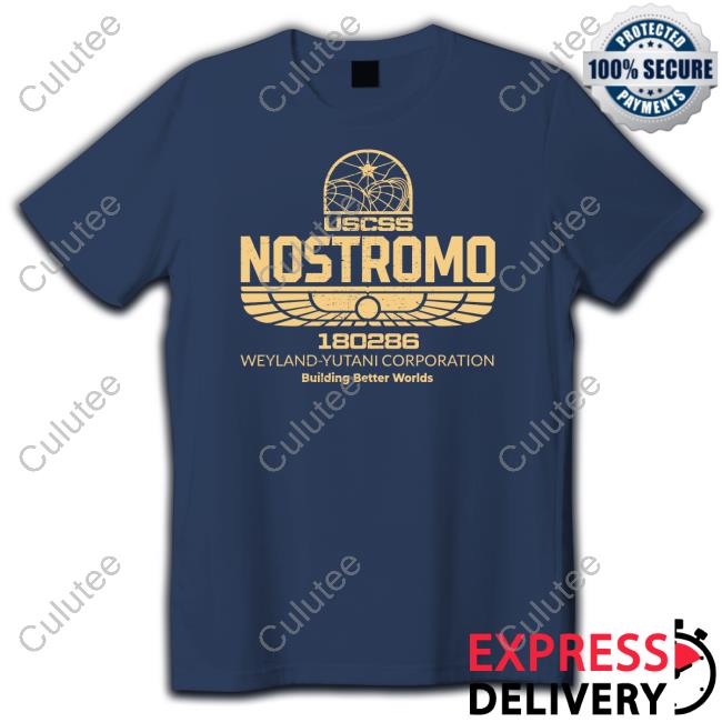 idspispopd Uscss Nostromo 180286 Weyland Yutani Corporation Building Better Worlds T-Shirt