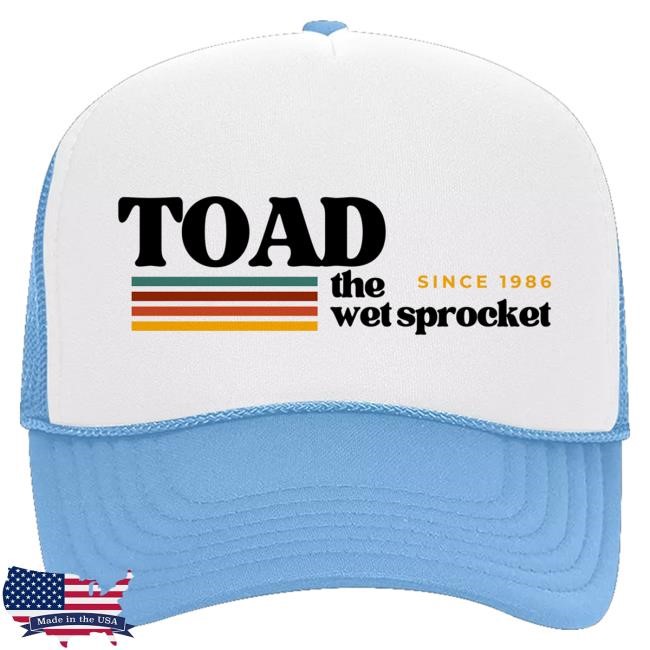 Official Toad The Wet Sprocket Cool Vibes Sky Blue Trucker Hat