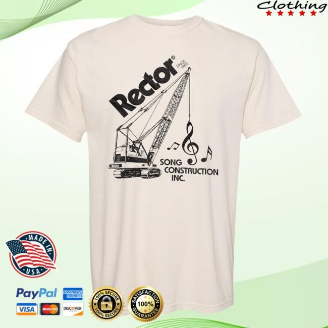 Song Construction Tee - Official Ben Rector Merch Store Benrectormusic Clothing Apparel