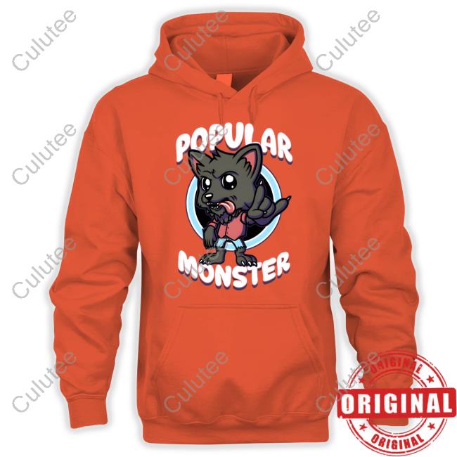 Official Falling In Reverse Popular Monster Cartoon Wolf Hoodie