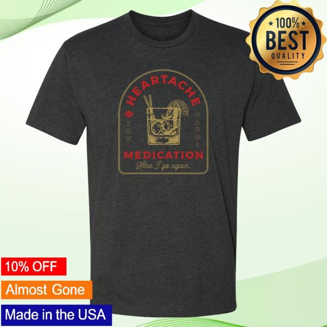 Official Jon Pardi Merch Store Jon Pardi Heartache Medication Shirt New