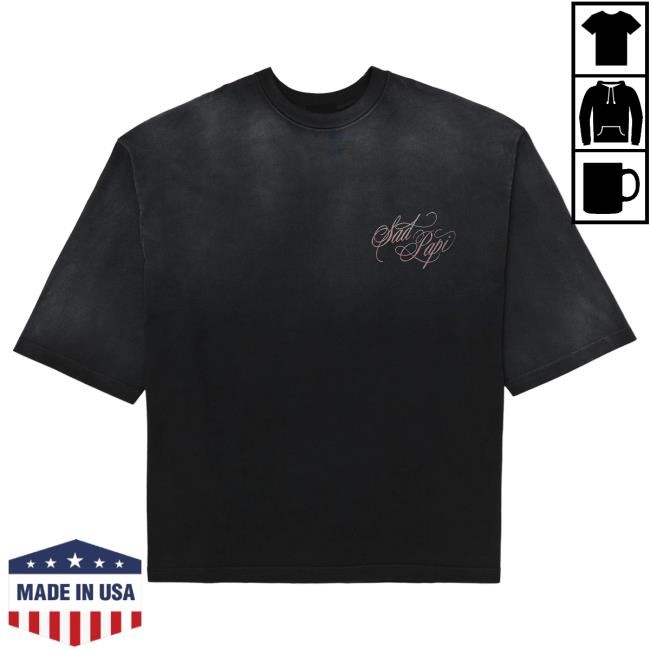 Official Willy Chavarria Sad Papi Buffalo Top Shirt Black
