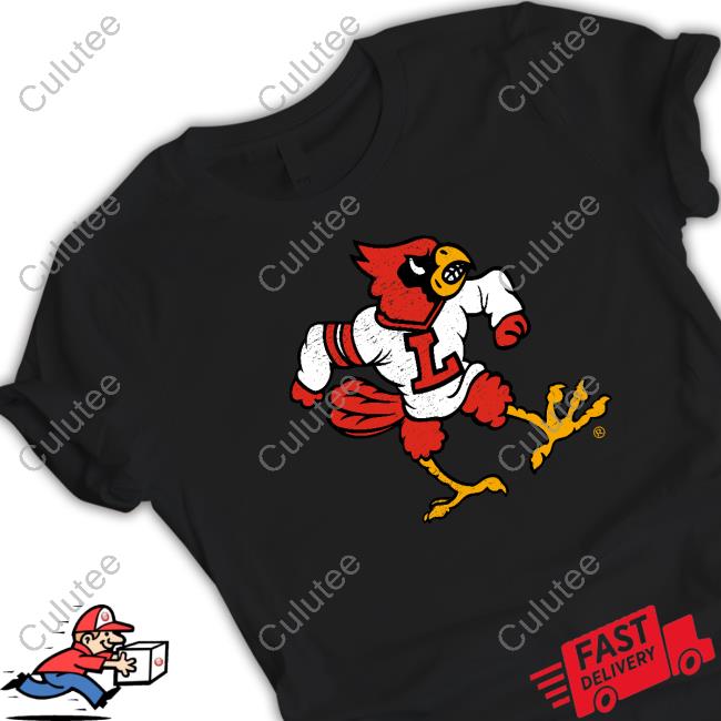 Official Louisville Cardinals Mascot logo Team Shirt