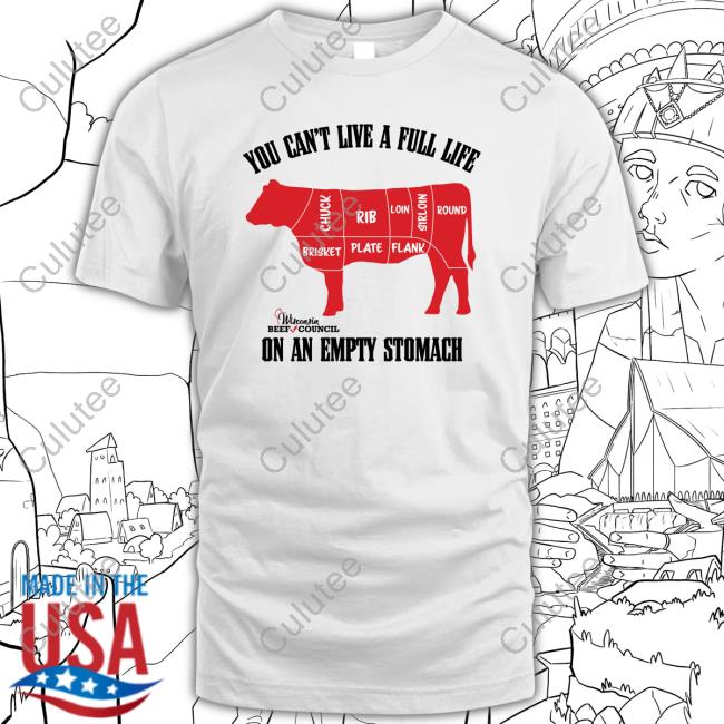 Official The Wisconsin Beef Council White Tees