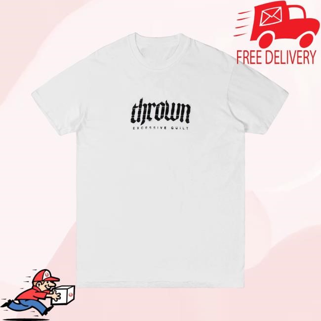 Blur Logo White Shirt Thrown Merch