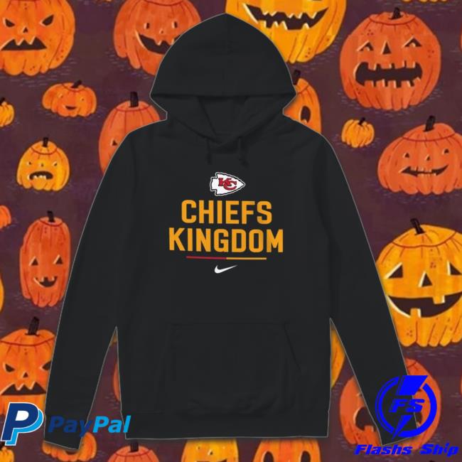 Nike Black Kansas City Chiefs Chiefs Kingdom Slogan Unisex Sweatshirt